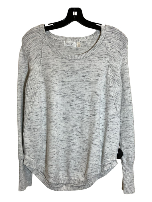 Sweater By Rd Style In Grey & White, Size: Xl