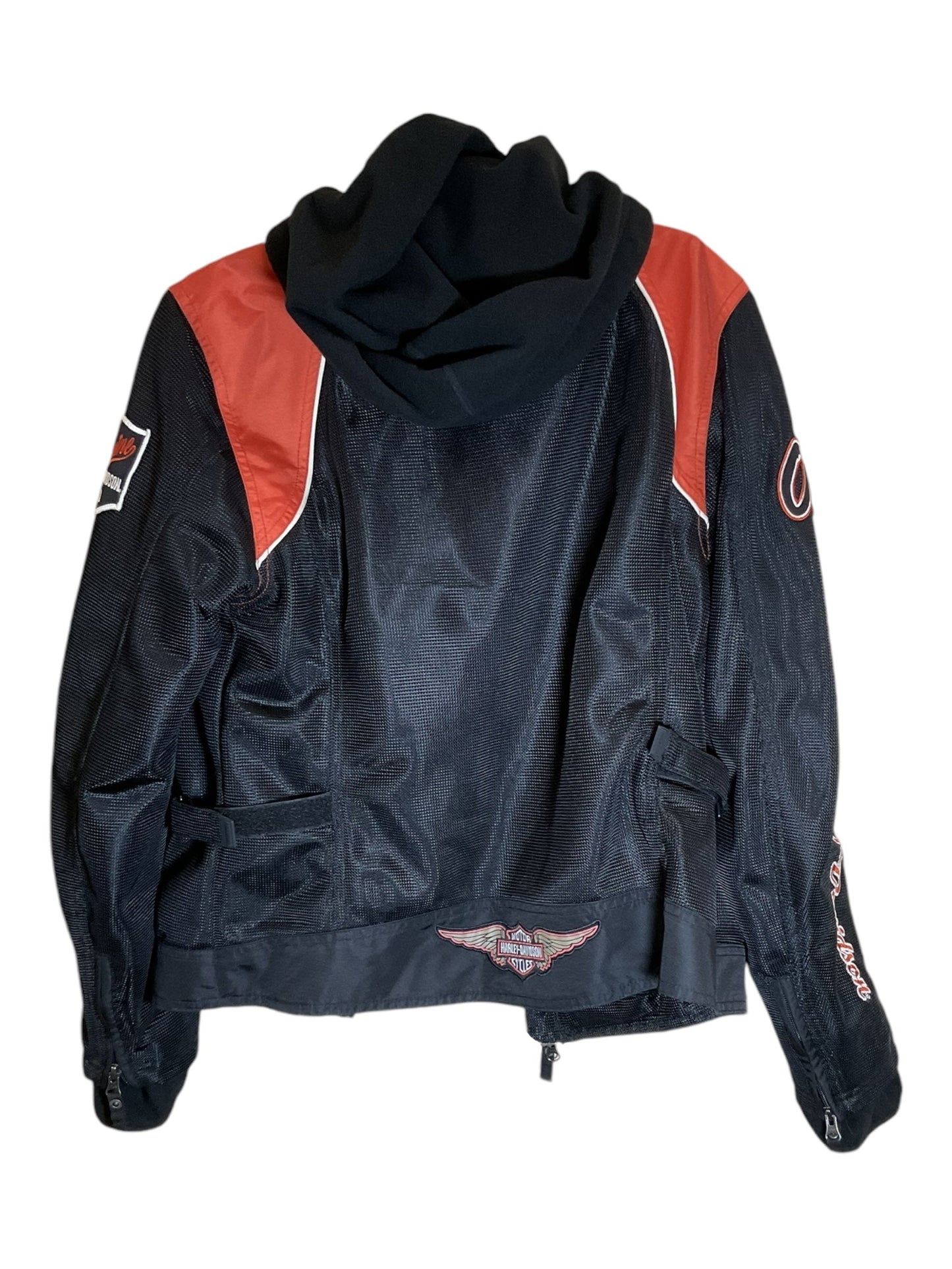 Coat Other By Harley Davidson In Black & Orange, Size: M