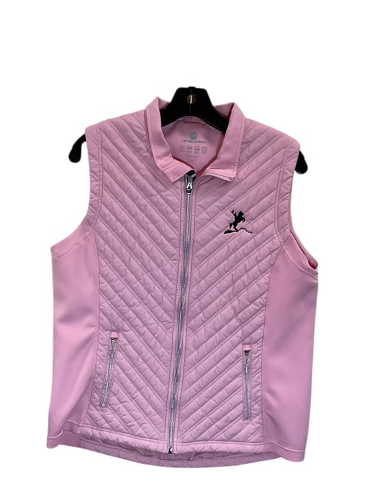 Vest Puffer & Quilted By Clothes Mentor In Pink, Size: L