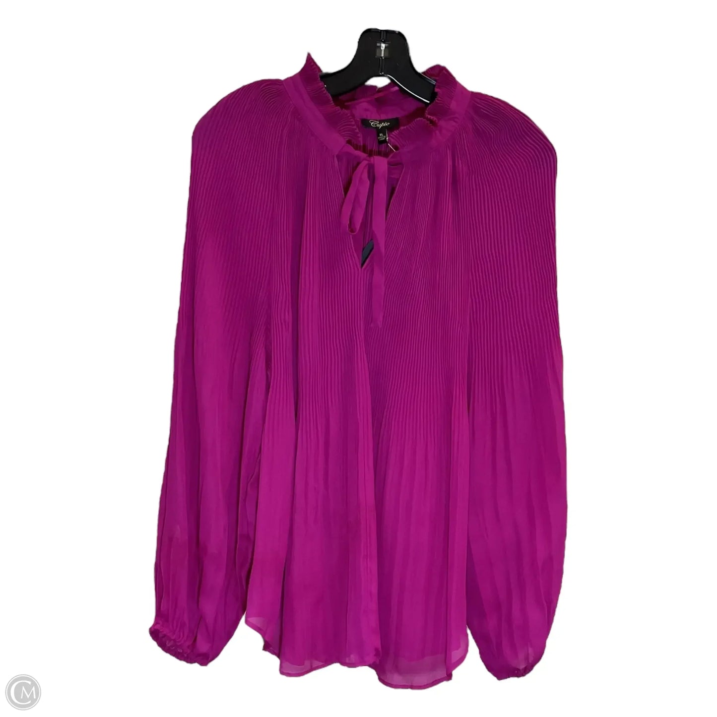 Top Long Sleeve By Cupio In Pink, Size: Xl