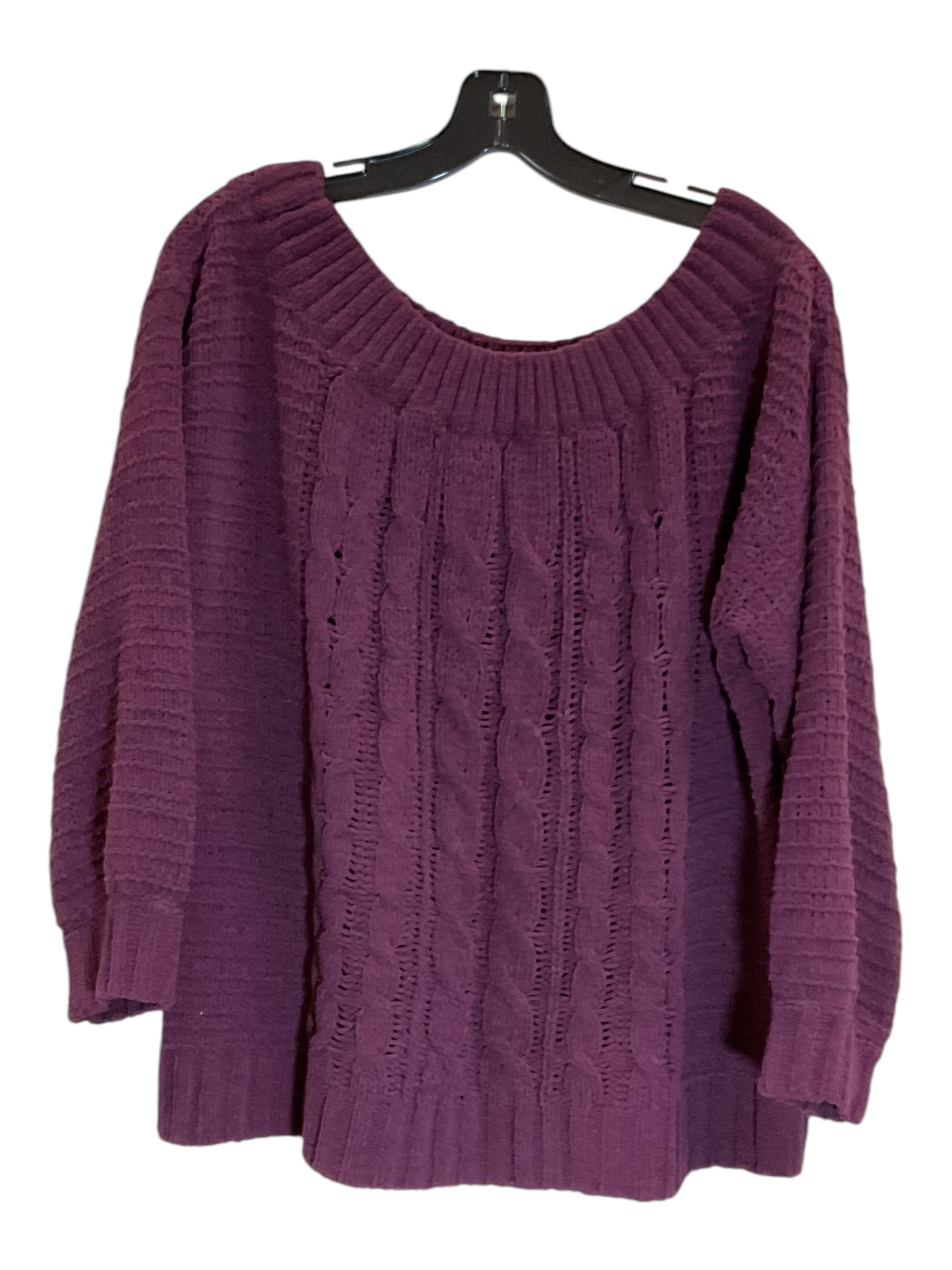 Sweater By American Eagle In Purple, Size: Xl