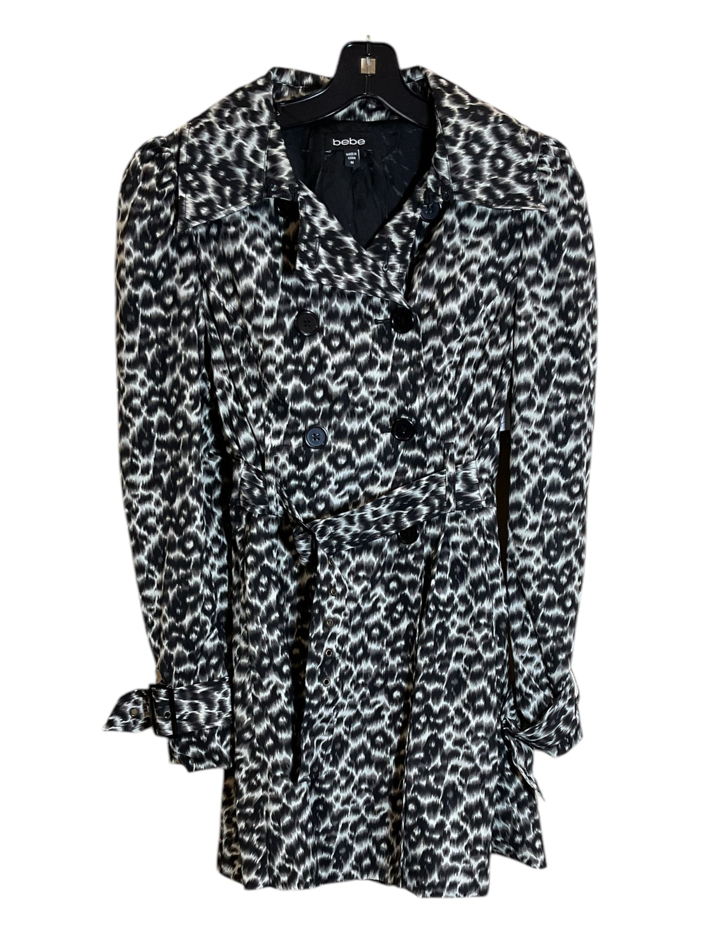 Coat Other By Bebe In Black & White, Size: M