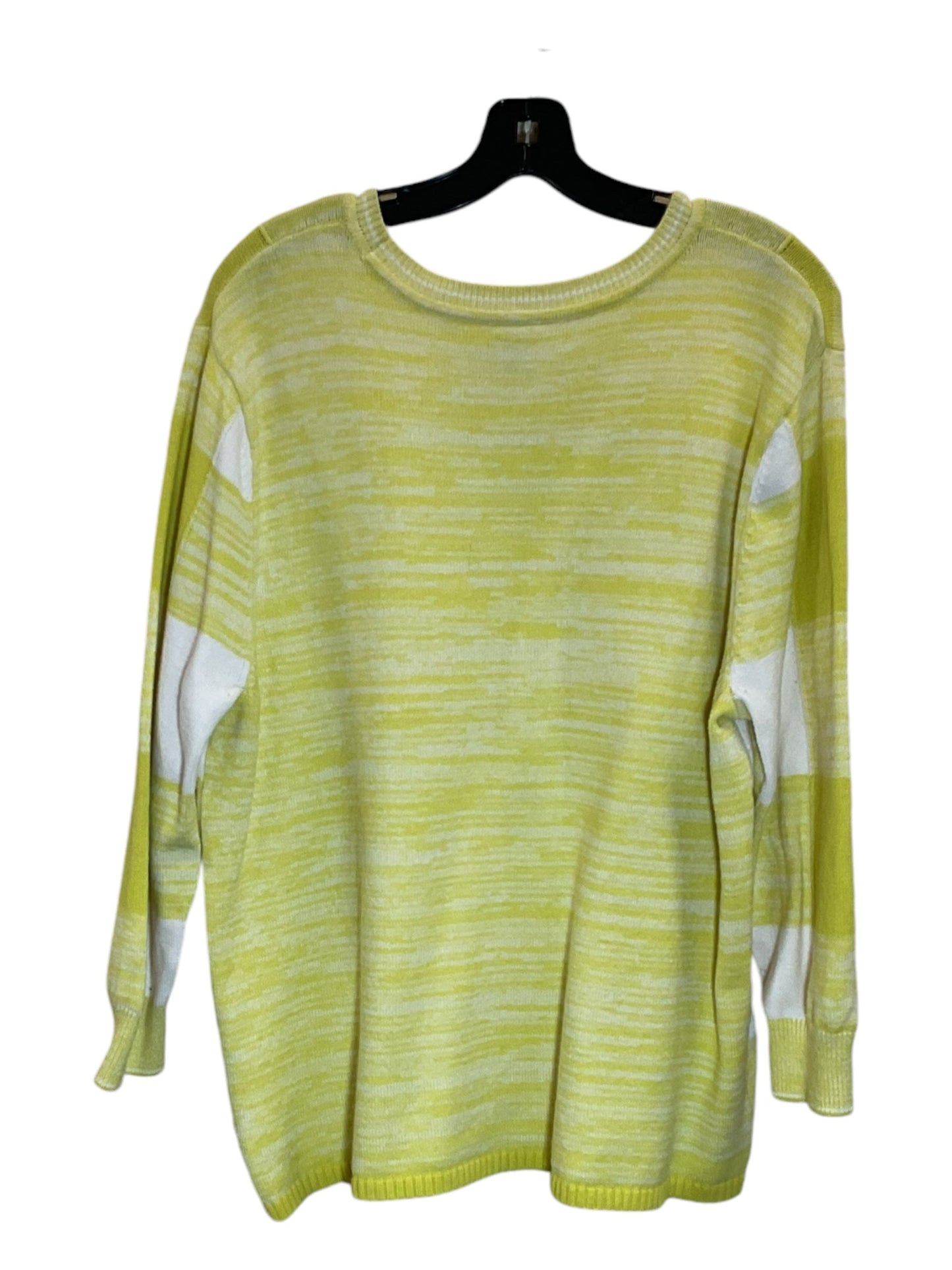 Sweater By Cabi In Yellow, Size: L