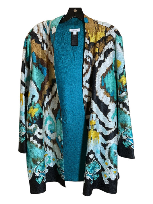 Cardigan By Chicos In Multi-colored, Size: L