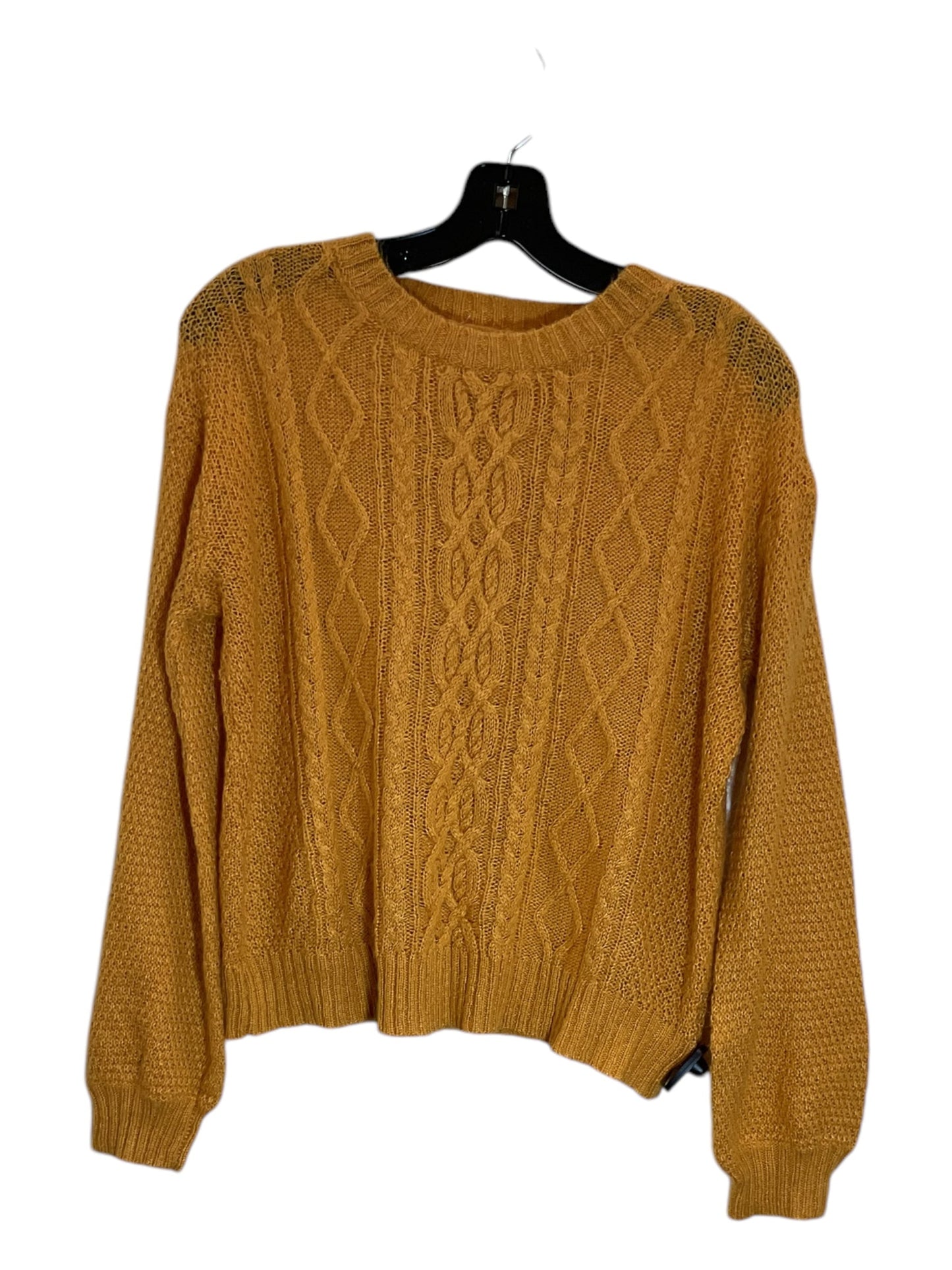 Sweater By Clothes Mentor In Yellow, Size: M