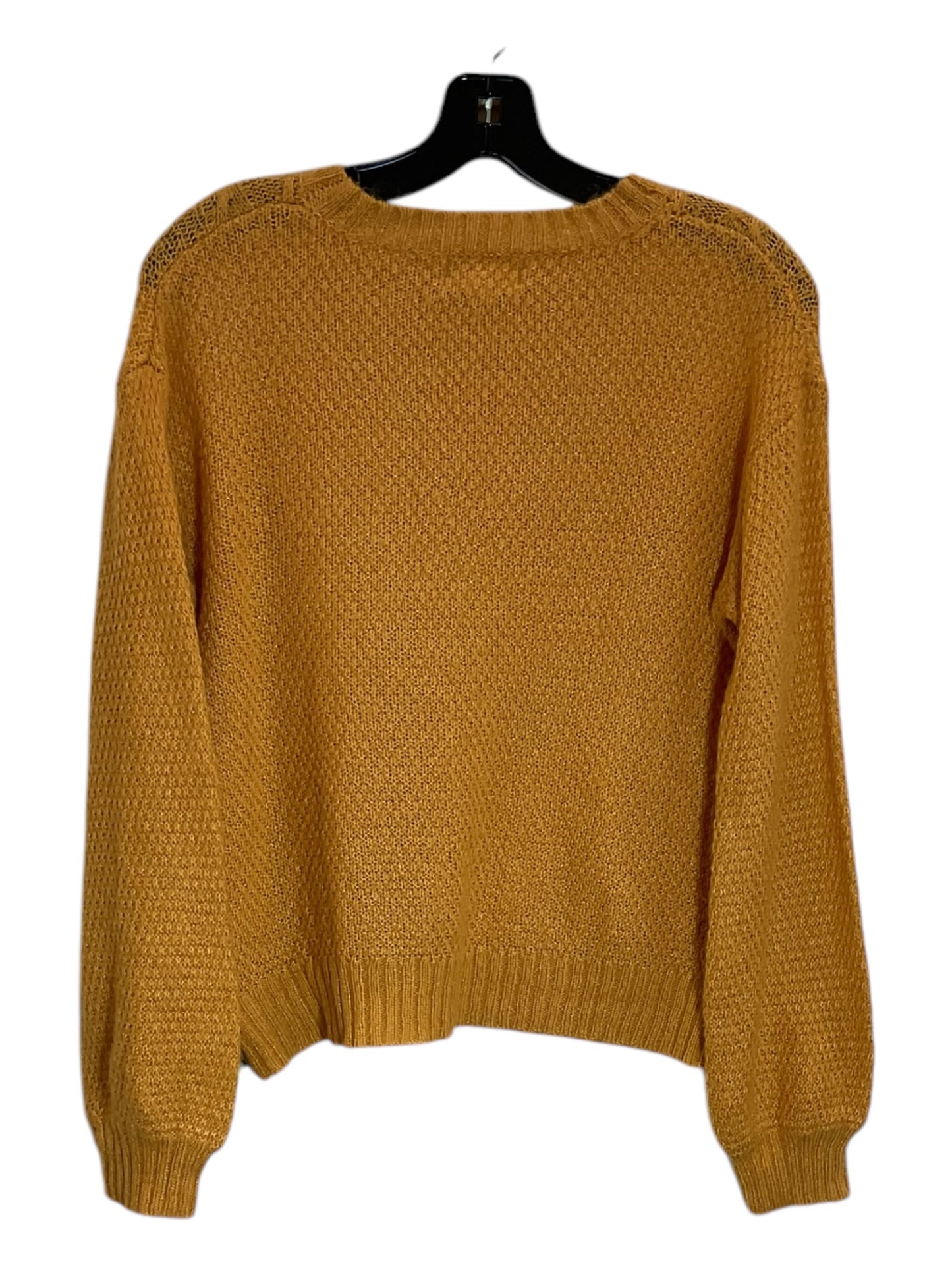 Sweater By Clothes Mentor In Yellow, Size: M