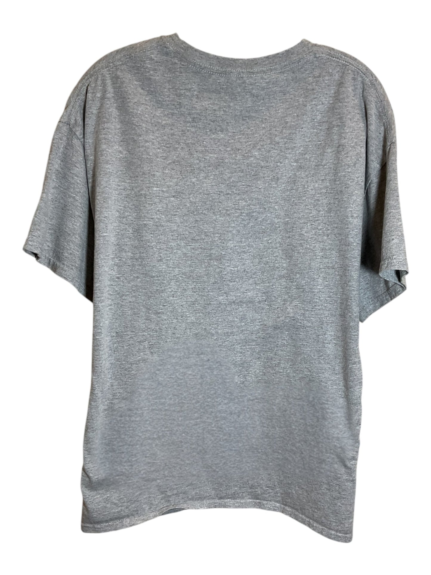 Top Short Sleeve By Gildan In Grey, Size: Xl