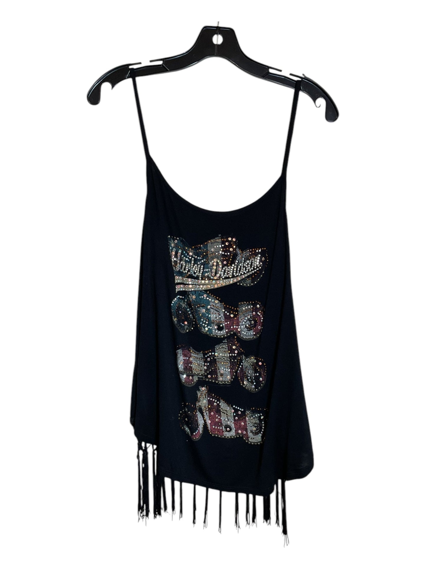 Top Sleeveless By Harley Davidson In Black, Size: 2x