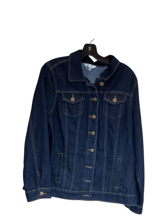 Jacket Denim By Christopher And Banks In Blue Denim, Size: M