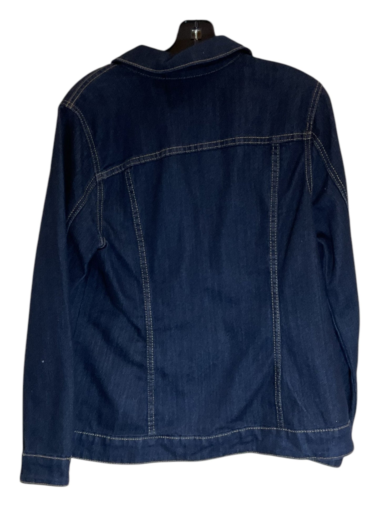 Jacket Denim By Christopher And Banks In Blue Denim, Size: M