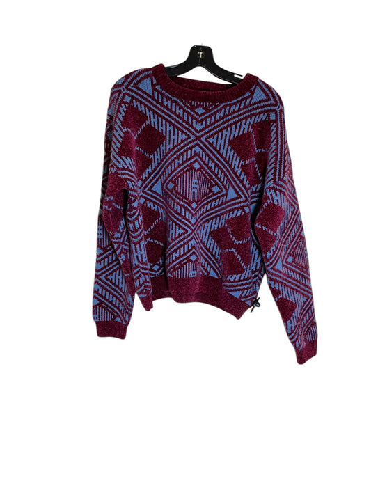 Sweater By Clothes Mentor In Blue & Red, Size: Xl