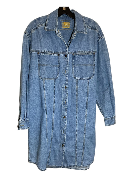 Jacket Denim By Clothes Mentor In Blue Denim, Size: M