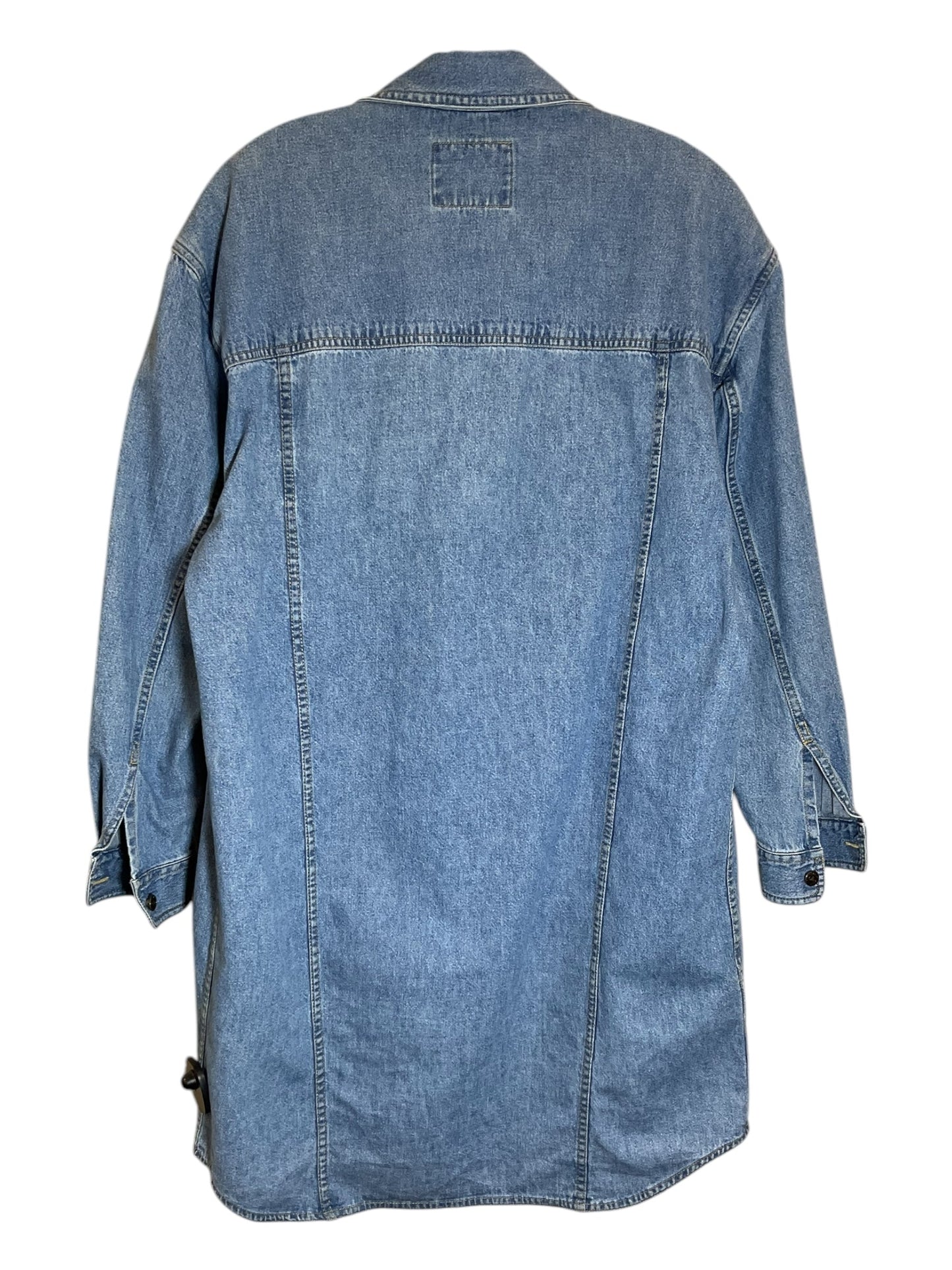 Jacket Denim By Clothes Mentor In Blue Denim, Size: M