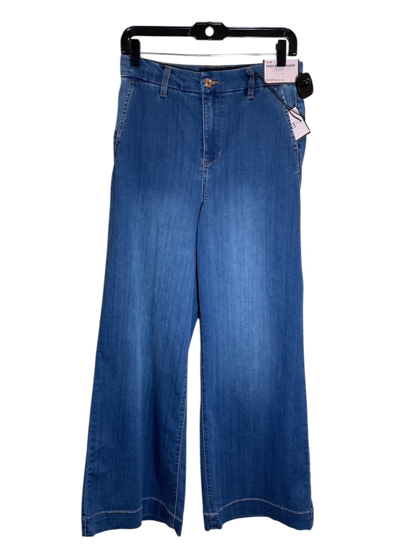 Jeans Wide Leg By Bcbg In Blue Denim, Size: 8