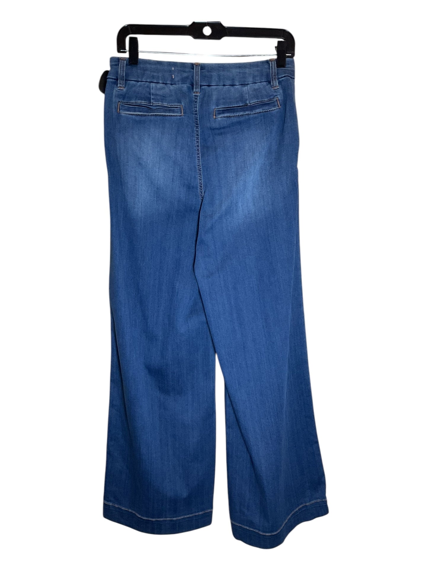 Jeans Wide Leg By Bcbg In Blue Denim, Size: 8