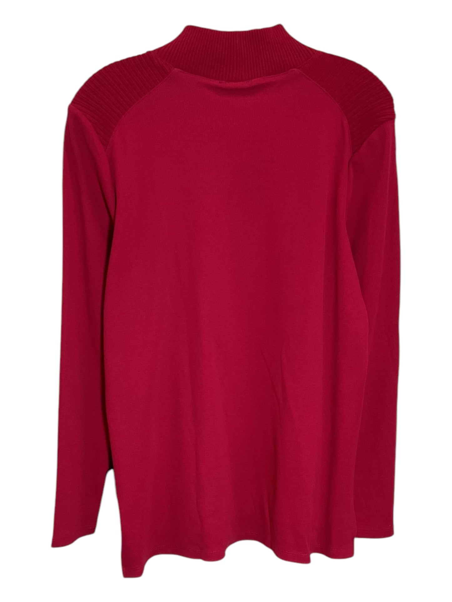 Sweater By Rafaella In Red, Size: L