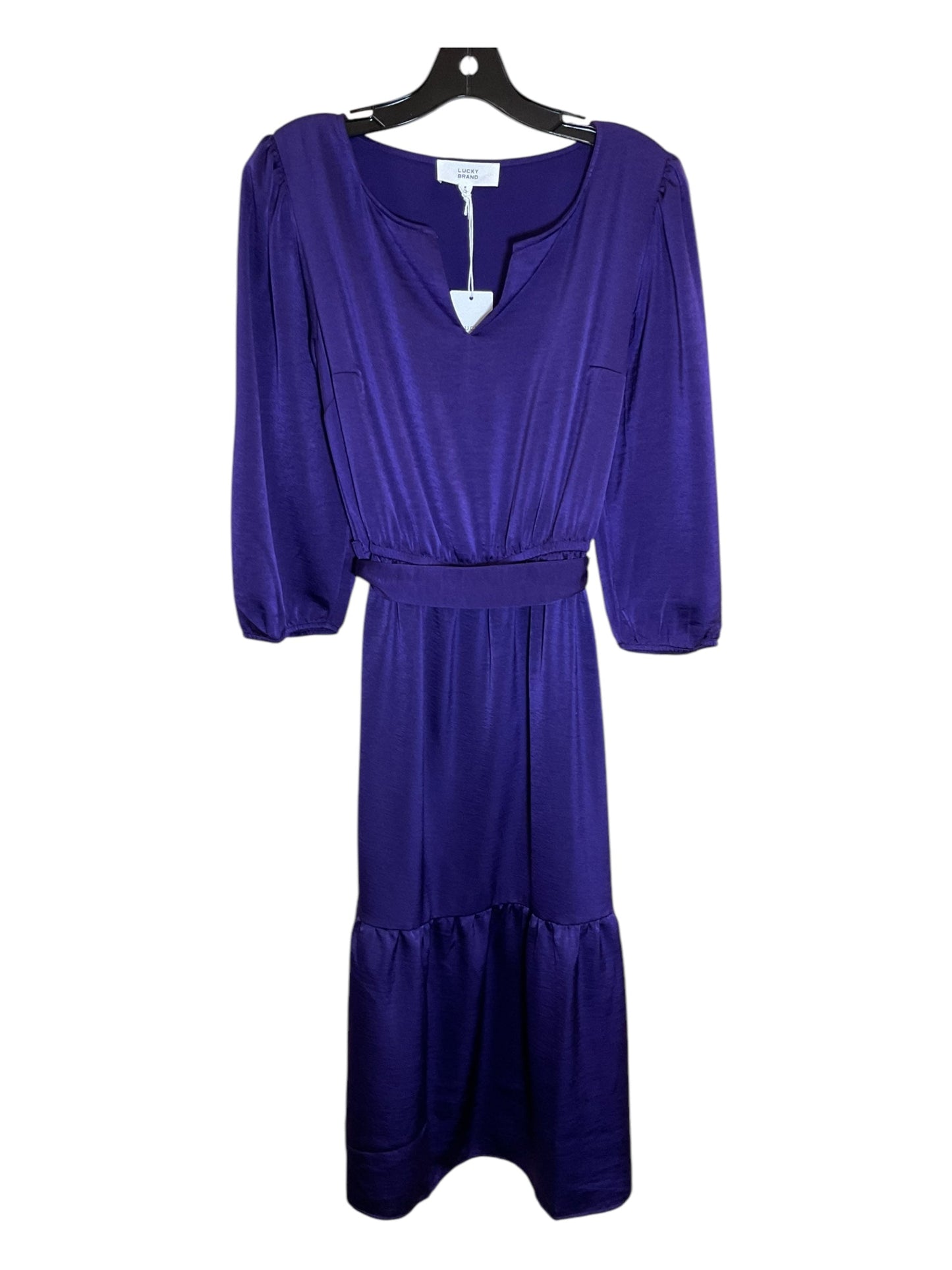 Dress Work By Lucky Brand In Purple, Size: M