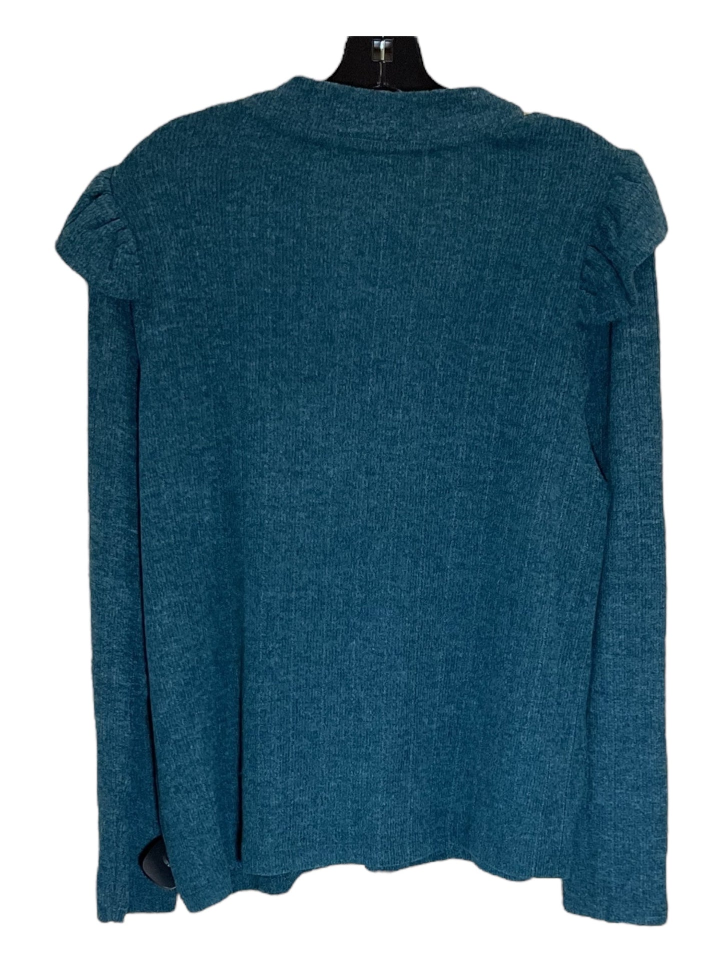 Top Long Sleeve By Zac And Rachel In Green, Size: L