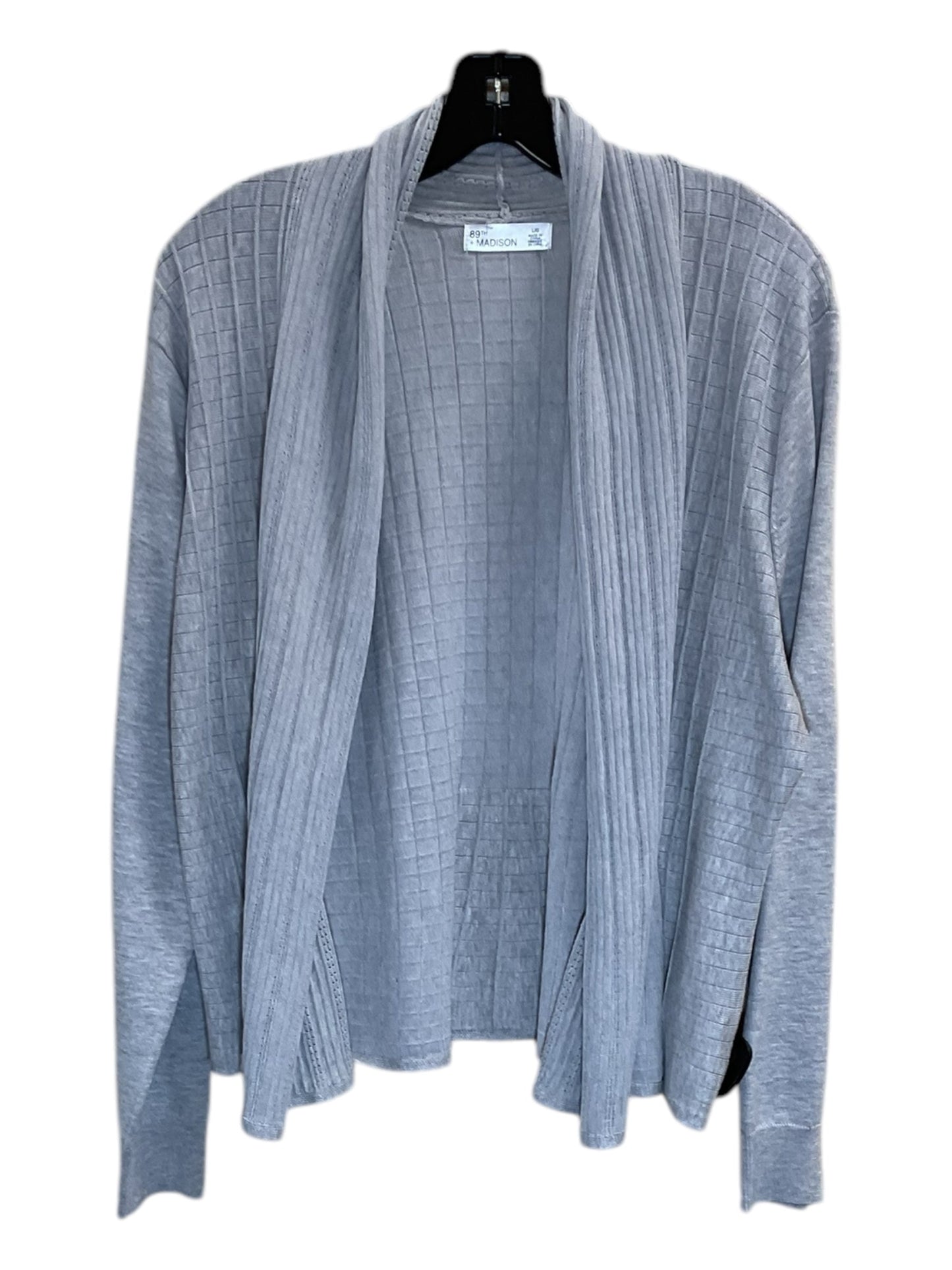 Cardigan By 89th And Madison In Grey, Size: L