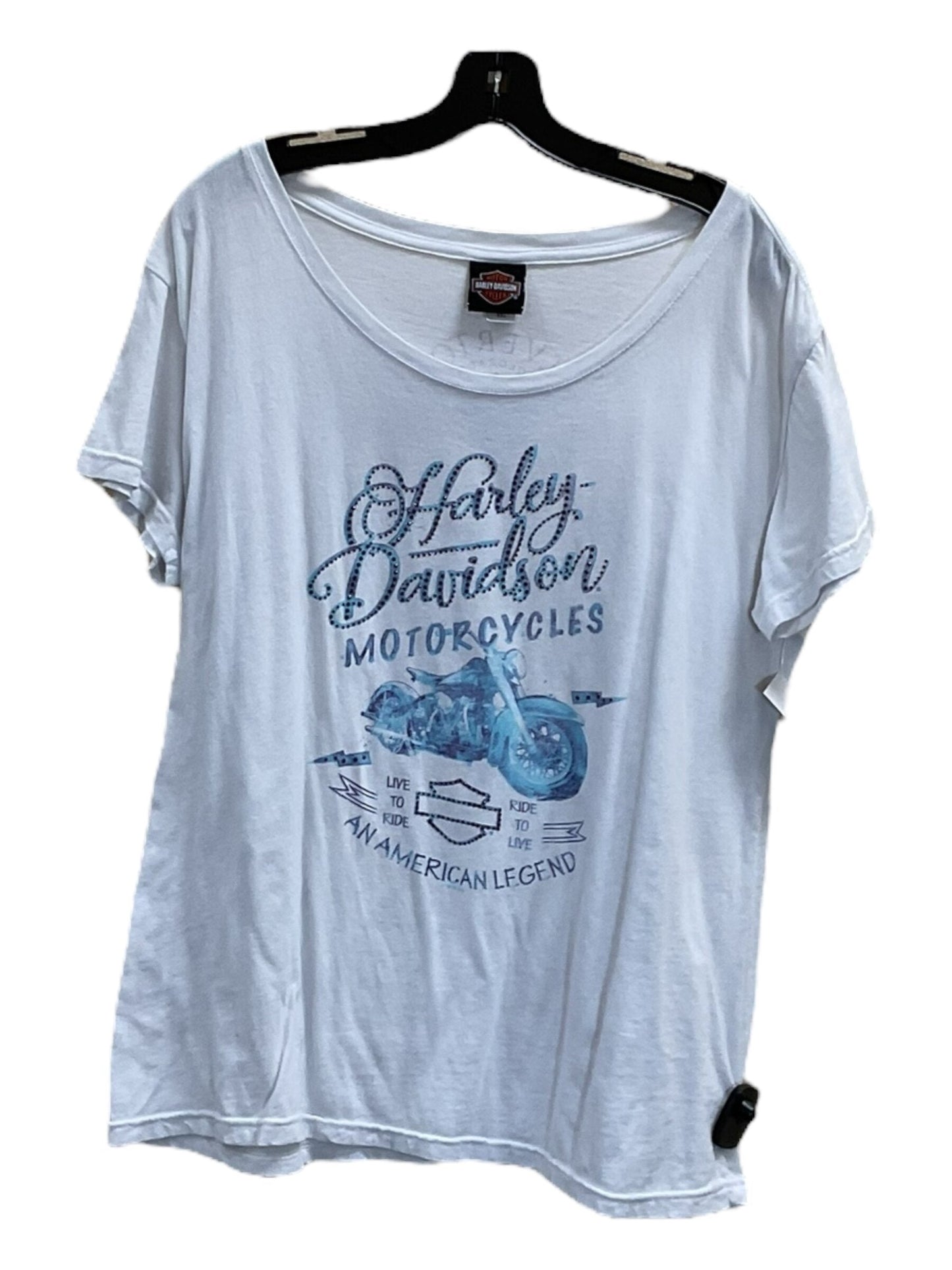 Top Short Sleeve By Harley Davidson  Size: 1x