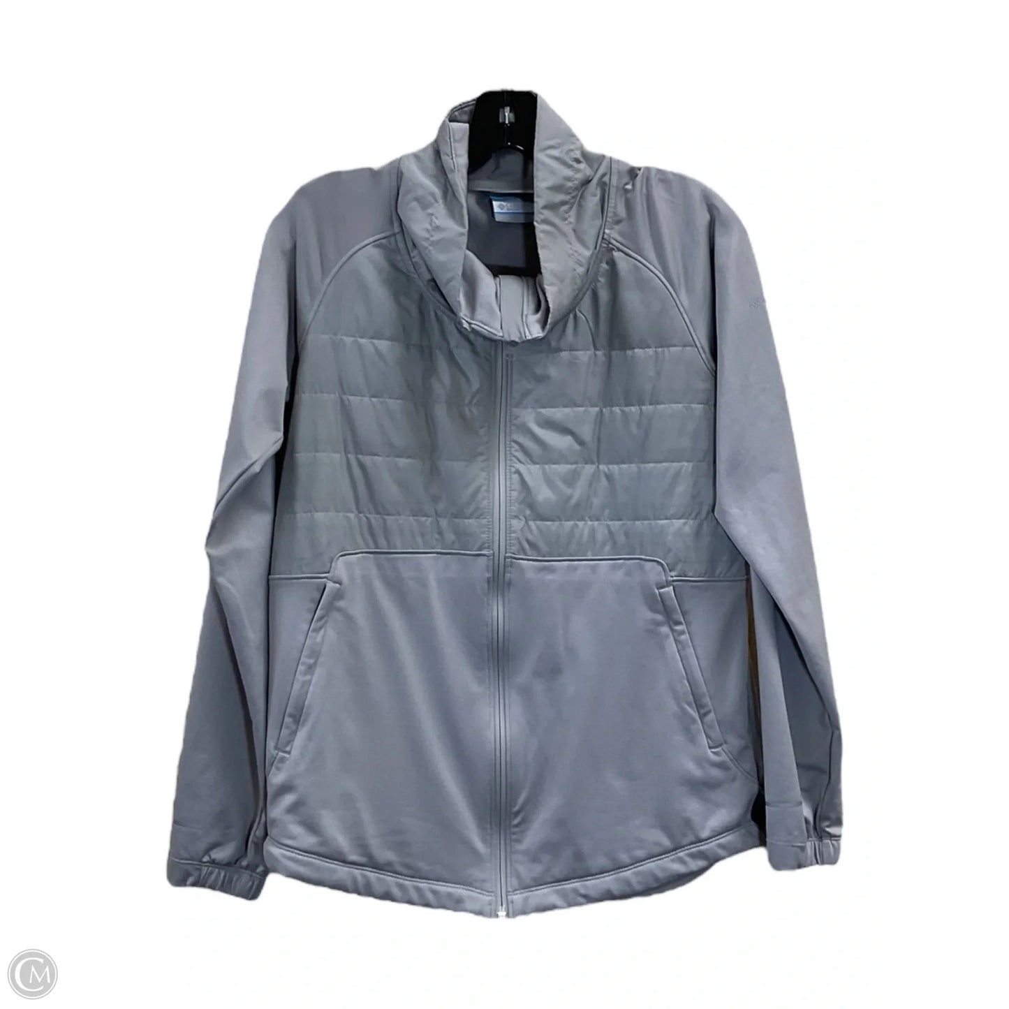 Athletic Jacket By Columbia In Grey, Size: S