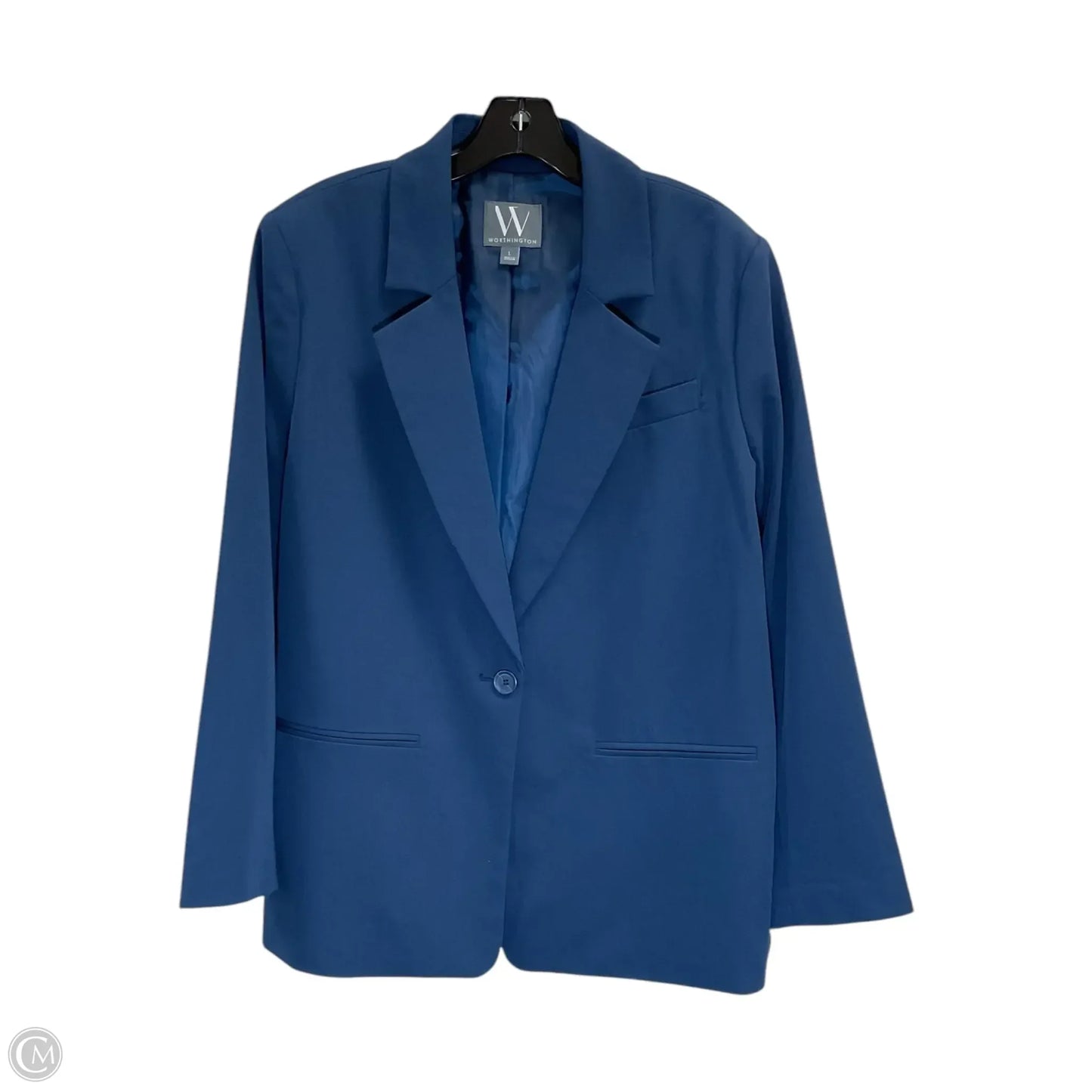 Blazer By Worthington In Blue, Size: L