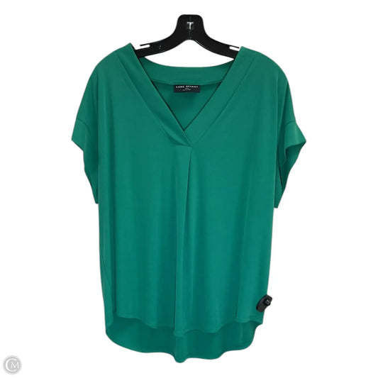 Top Short Sleeve By Lane Bryant In Green, Size: Xl