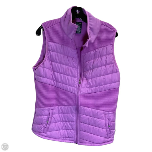 Vest Puffer & Quilted By Tek Gear In Purple, Size: Xl