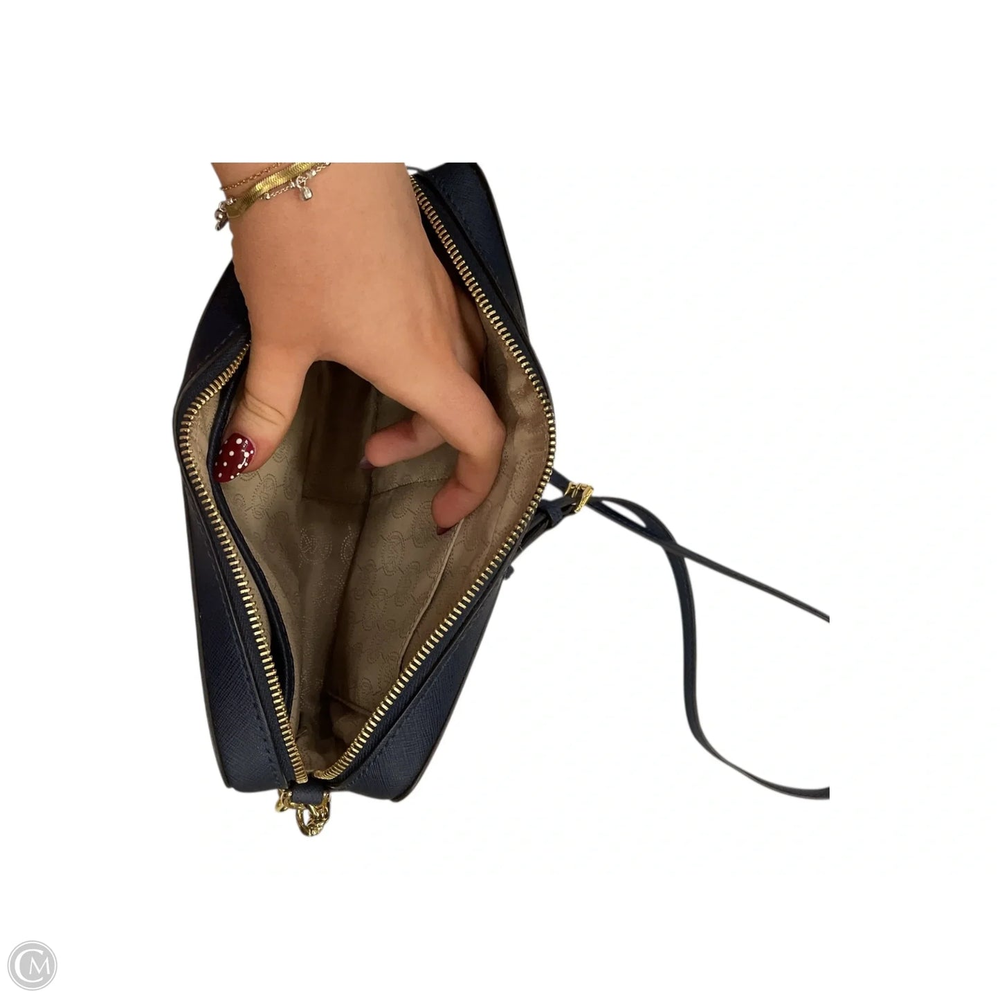 Crossbody Designer By Michael Kors, Size: Medium