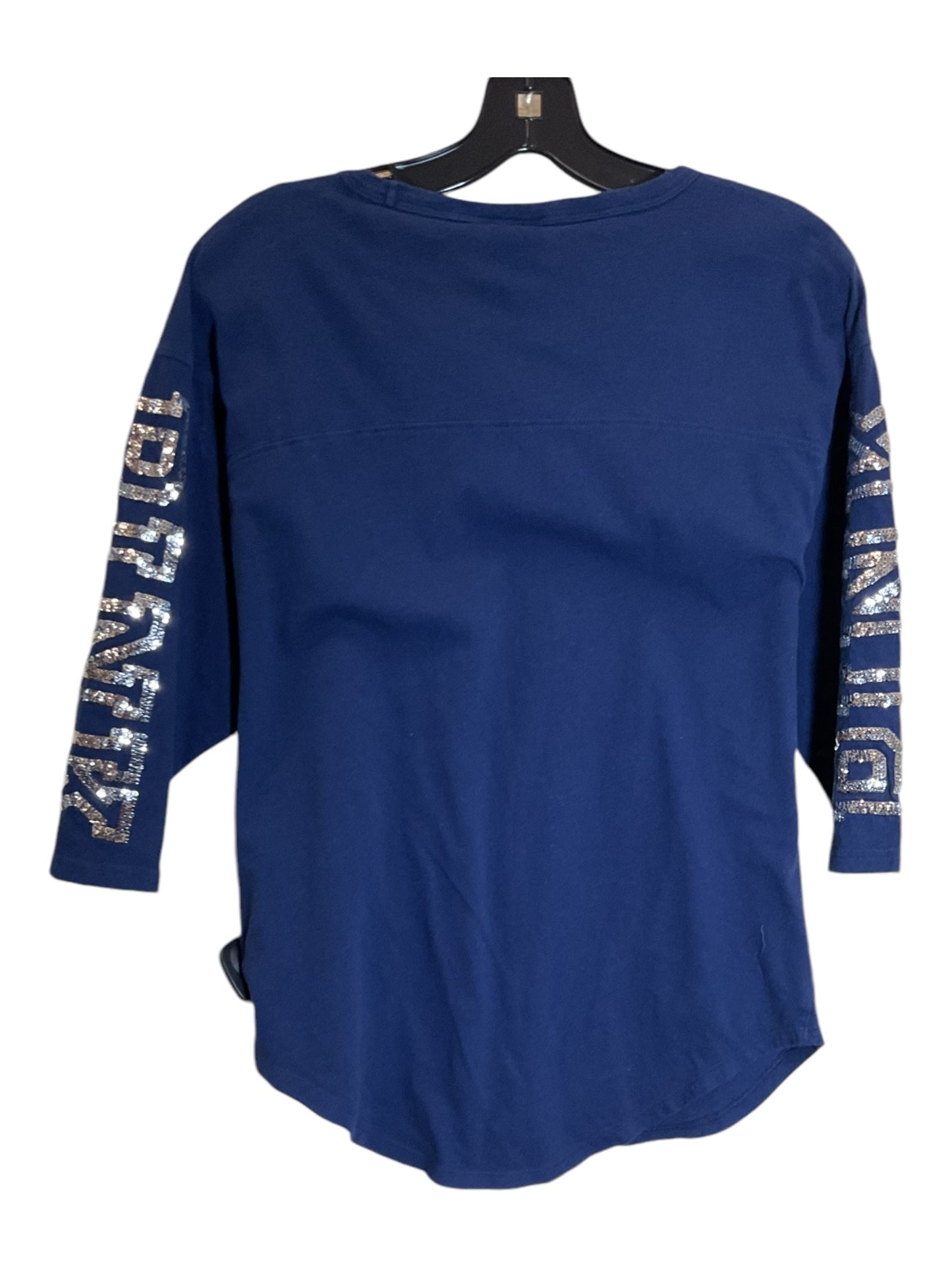 Top 3/4 Sleeve By Pink In Blue, Size: Xs