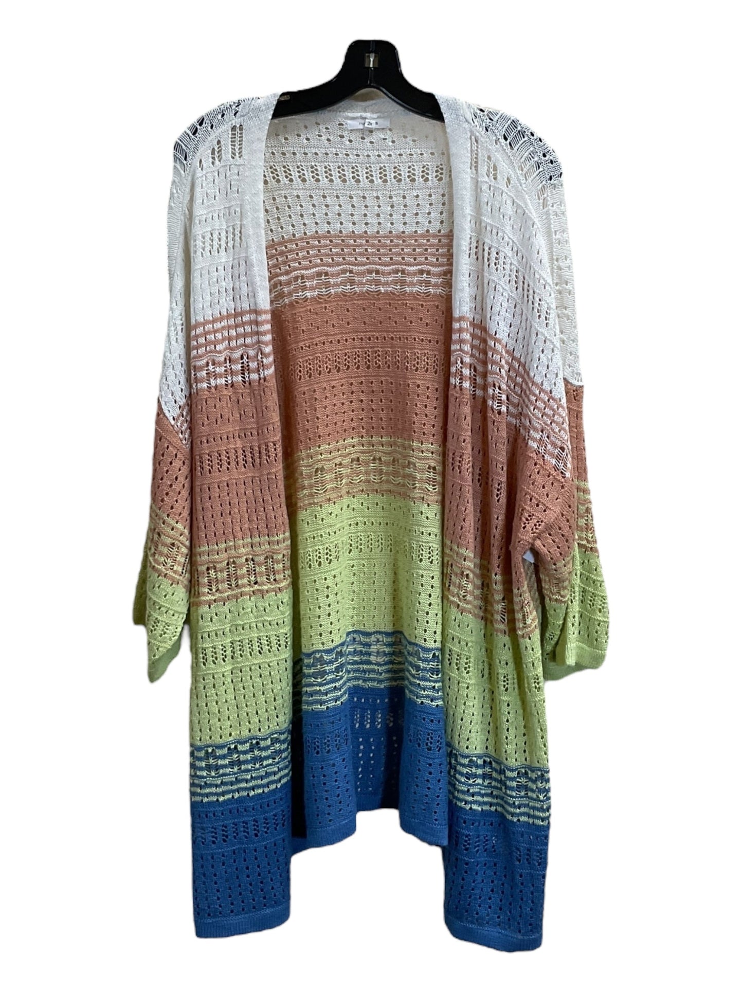 Cardigan By Maurices In Multi-colored, Size: 2x