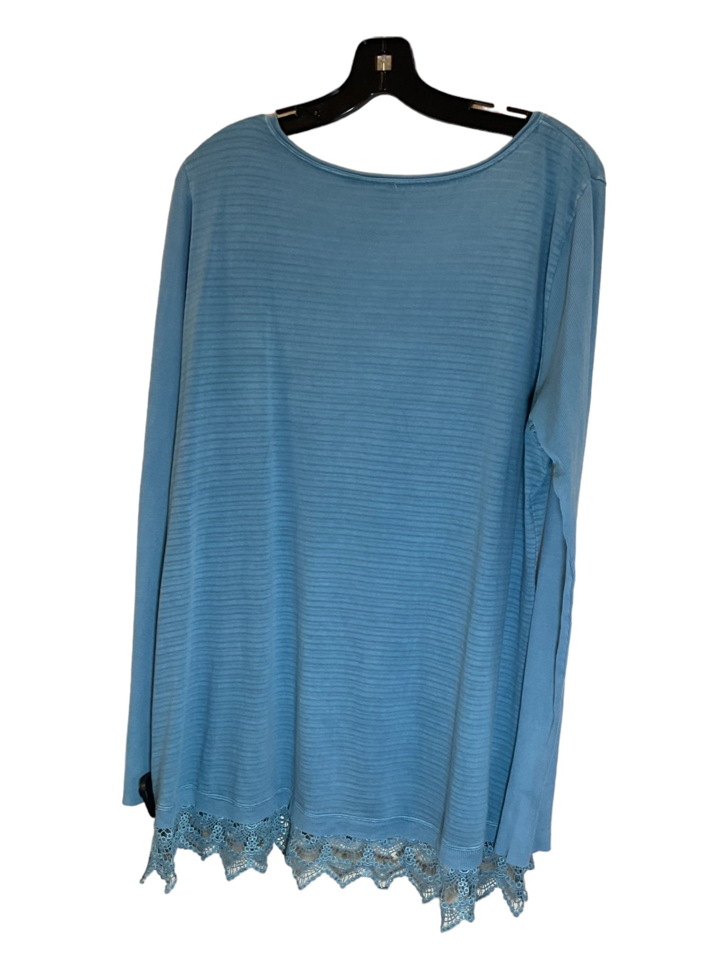 Teal Tunic Long Sleeve Roper, Size Xl