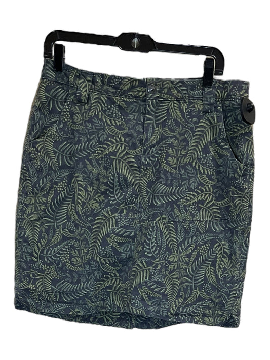 Skort By Duluth Trading In Green & Grey, Size: M