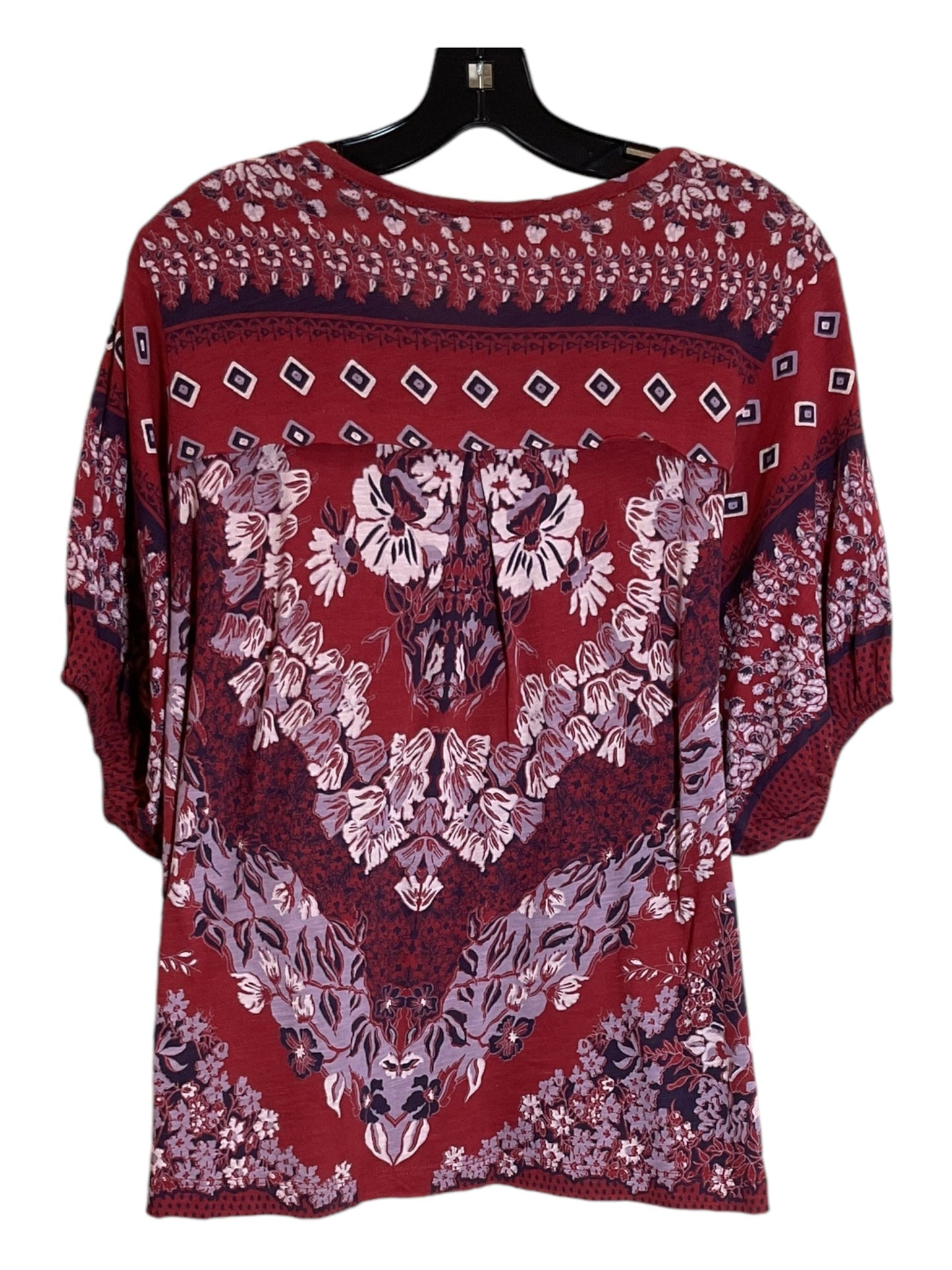 Top Short Sleeve By Free People In Red, Size: S