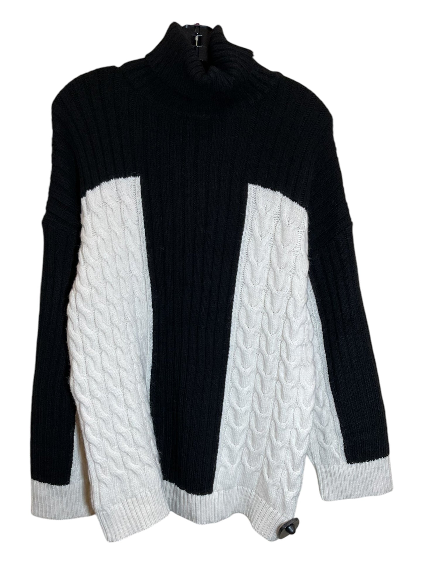 Sweater By Topshop In Black & Cream, Size: M