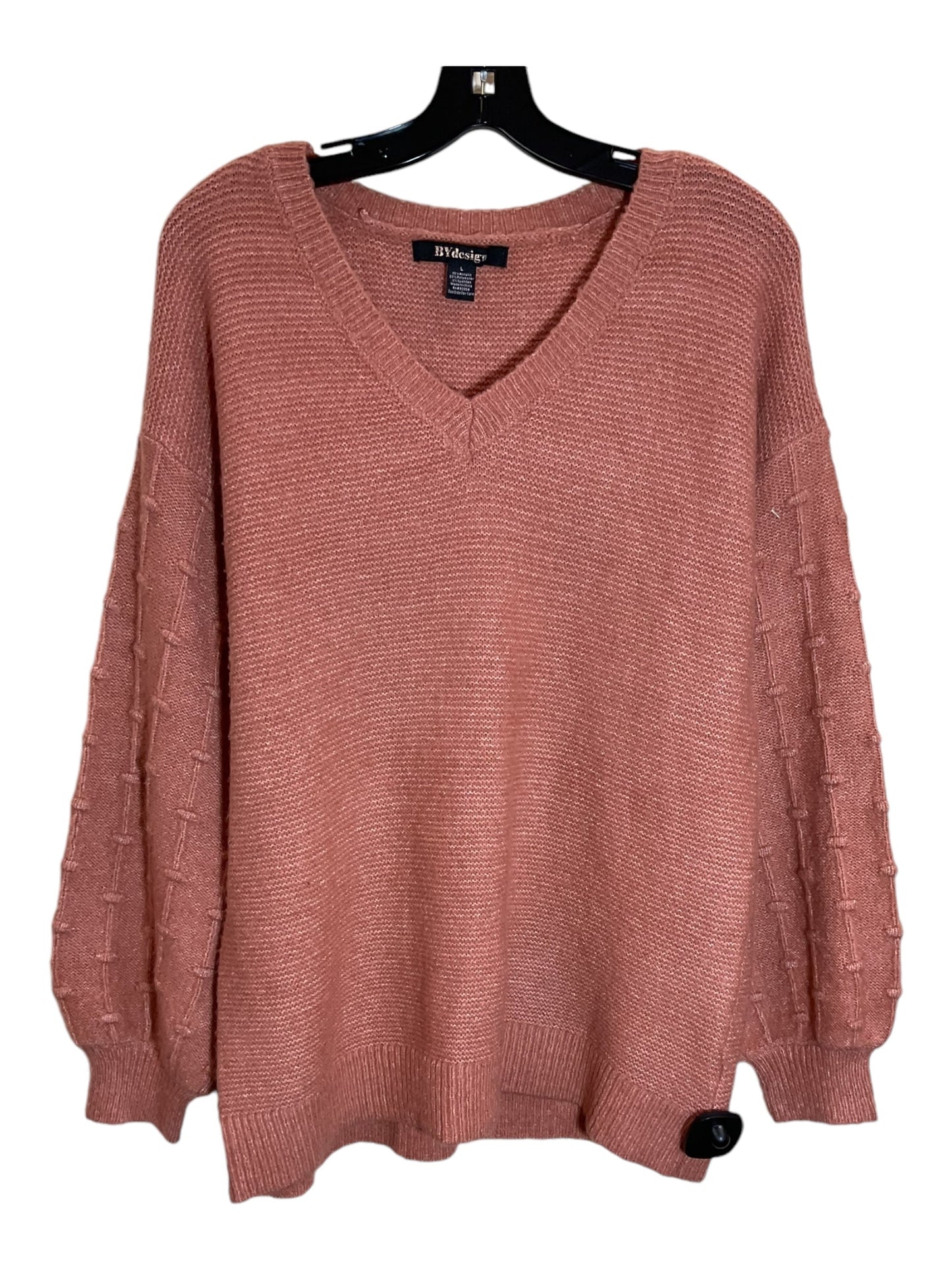 Sweater By By Design In Coral, Size: L