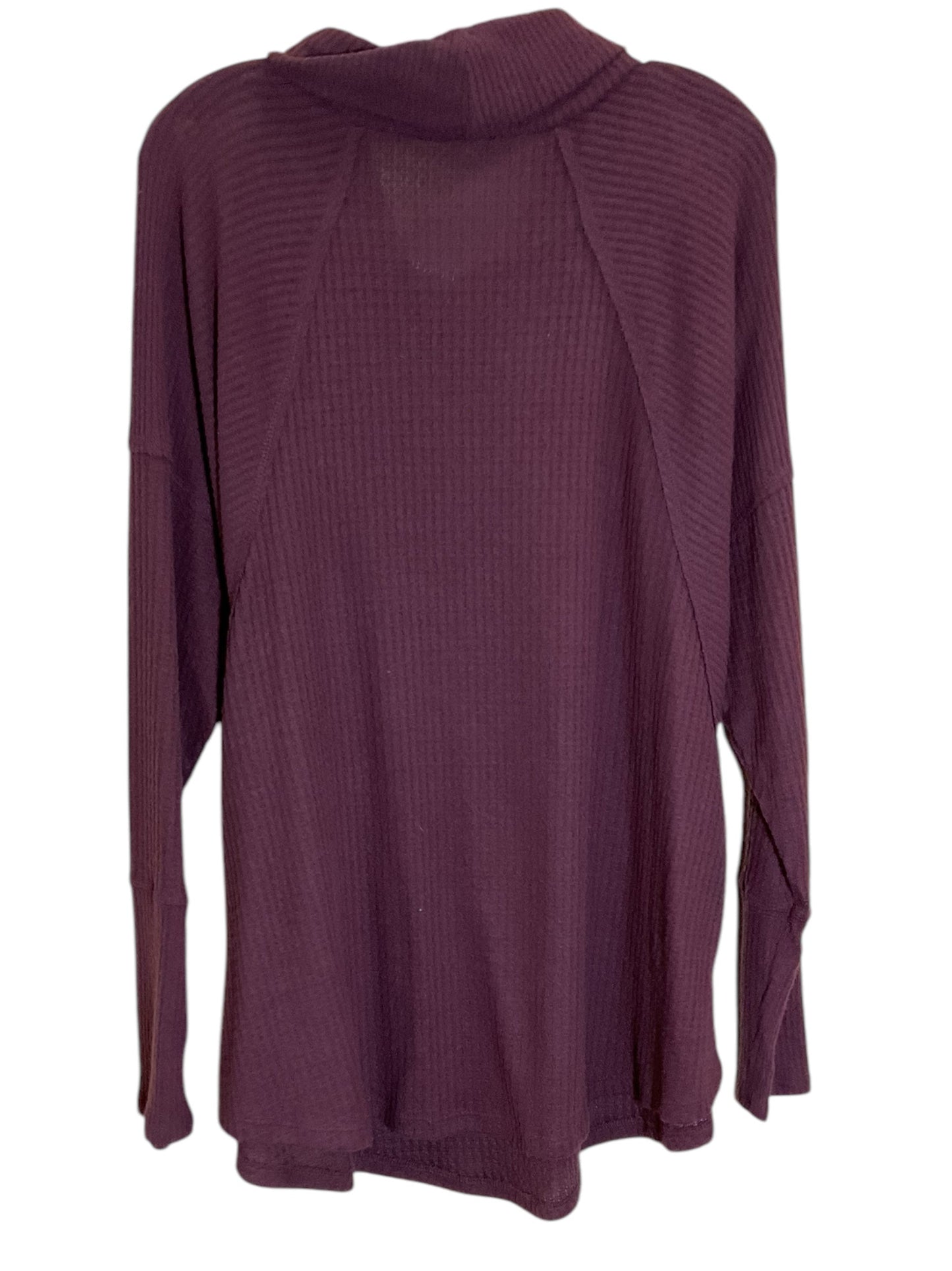 Top Long Sleeve By Maurices In Purple, Size: 1x