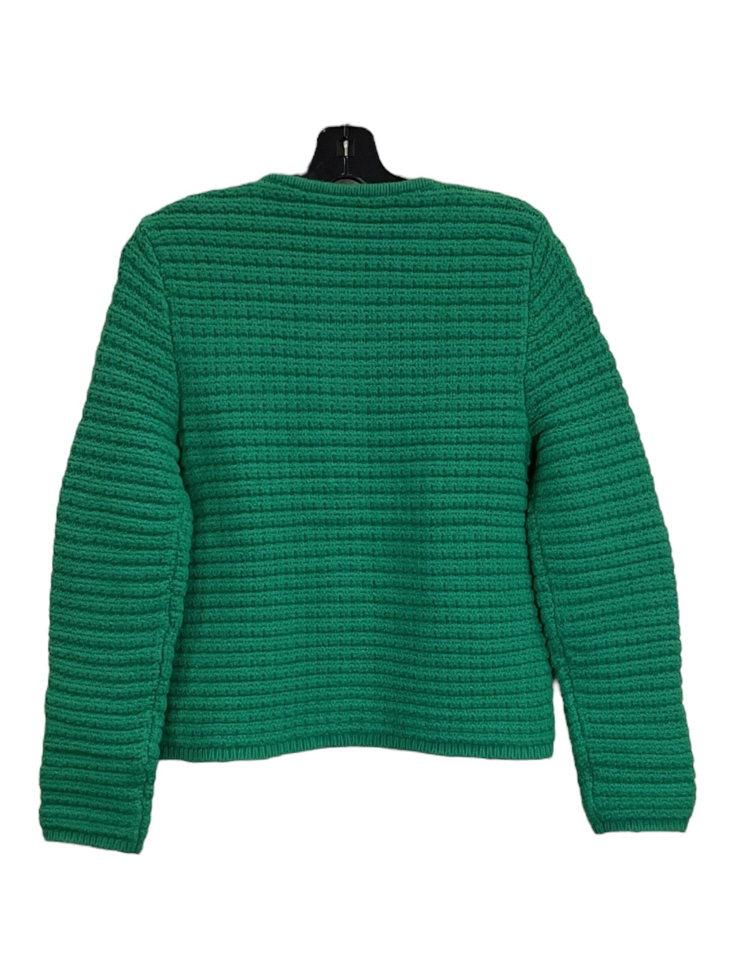 Sweater Cardigan By Ann Taylor In Green, Size: S