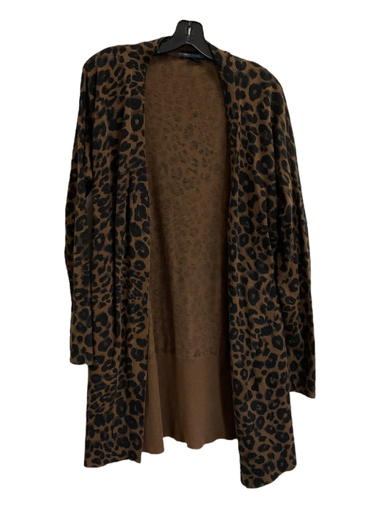 Sweater Cardigan By Sanctuary In Animal Print, Size: M