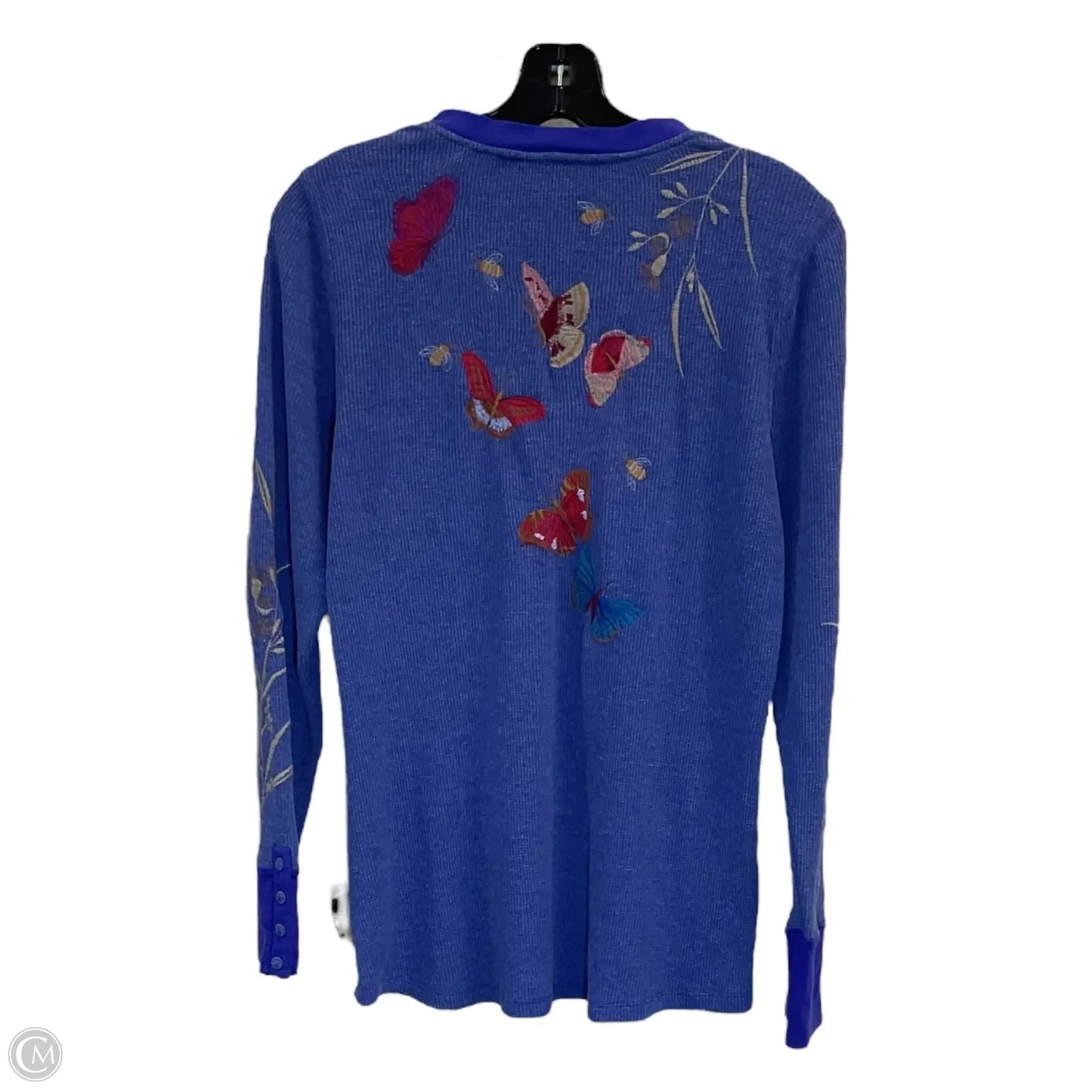 Top Long Sleeve By Johnny Was In Purple, Size: S