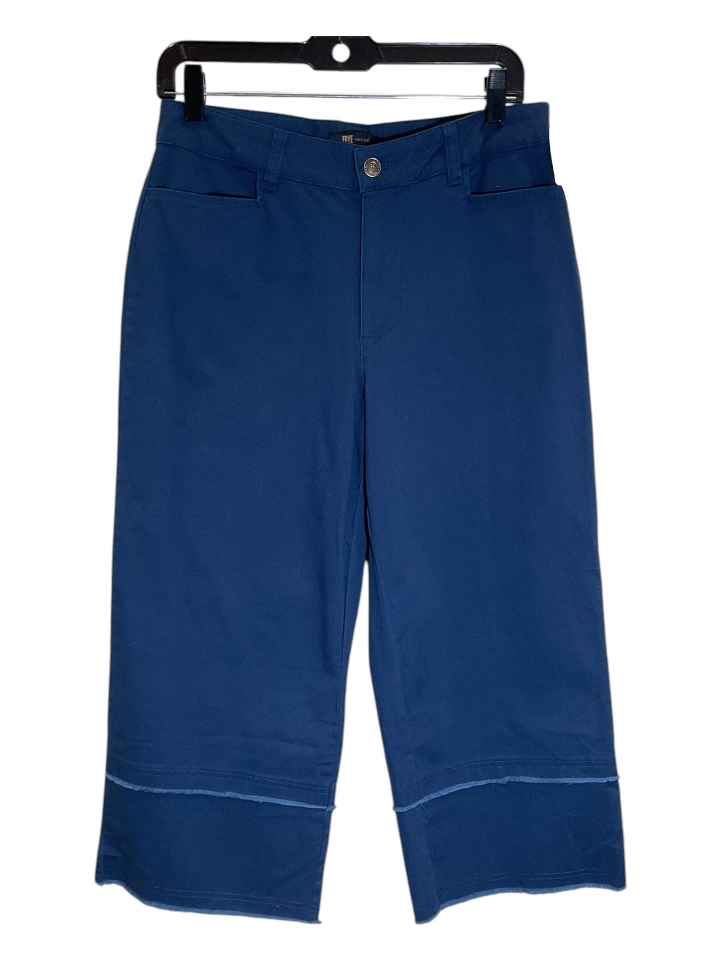 Pants Cropped By Frye In Blue, Size: 10