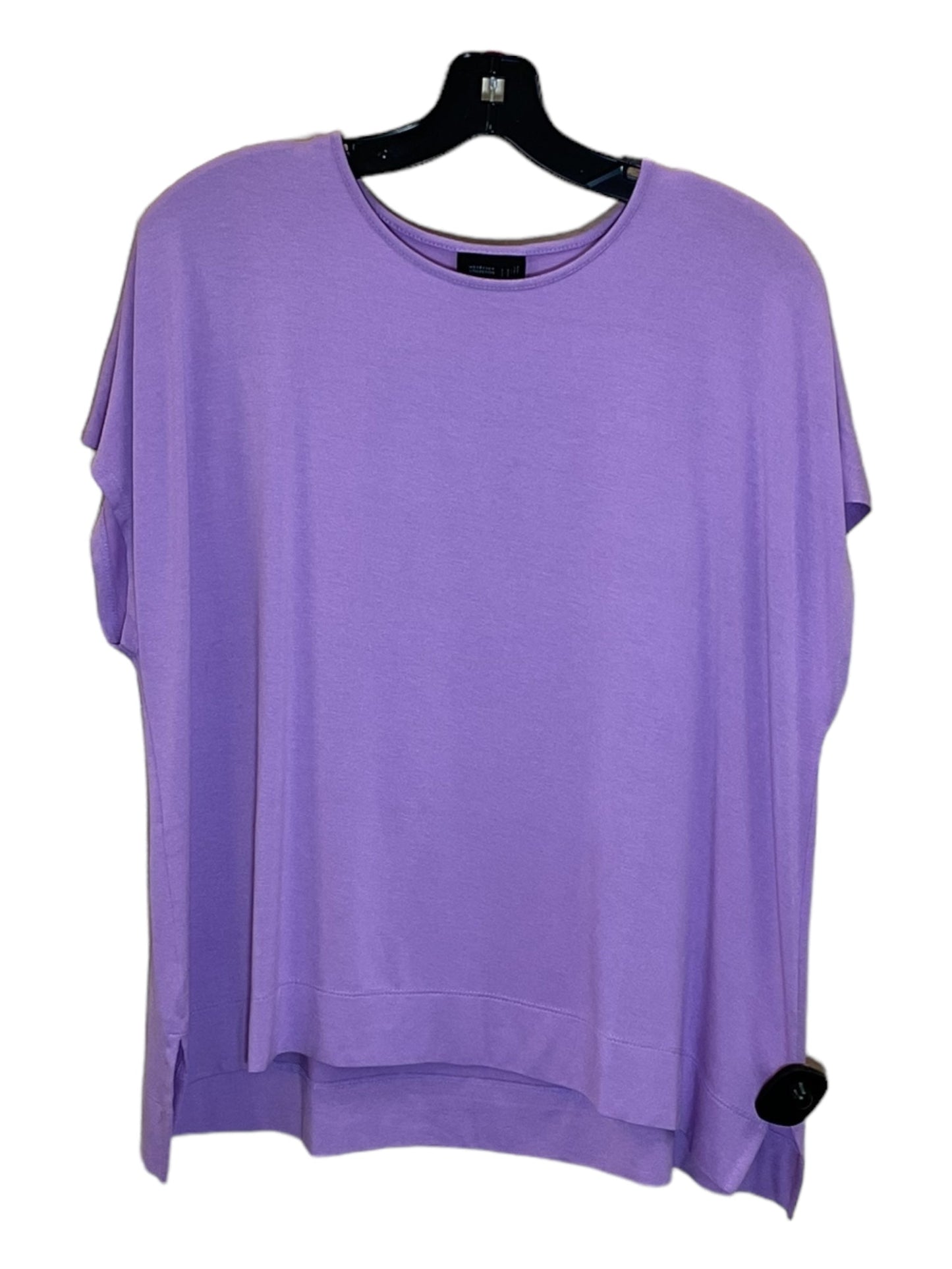 Top Short Sleeve By J. Jill In Purple, Size: Petite L