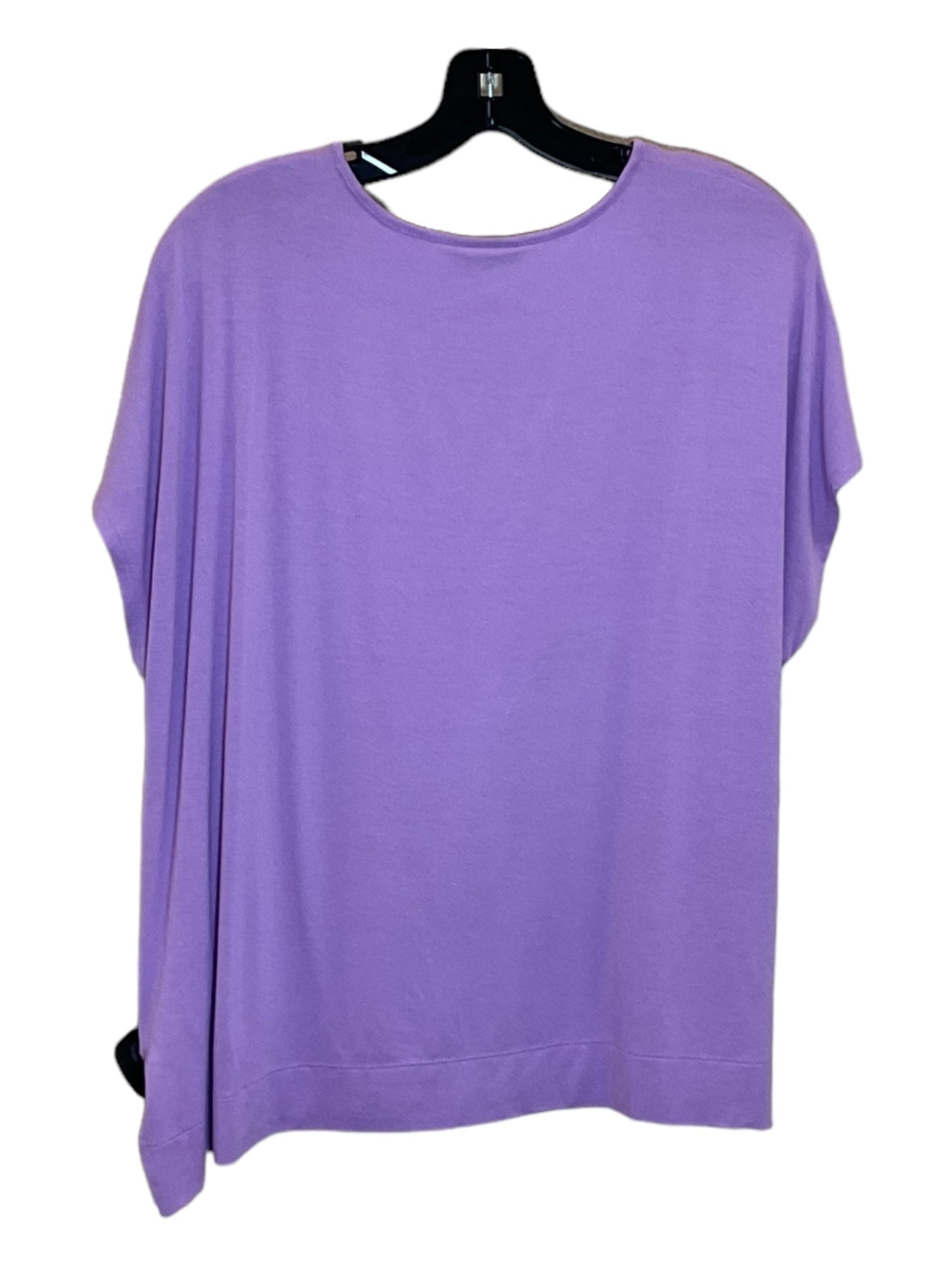 Top Short Sleeve By J. Jill In Purple, Size: Petite L