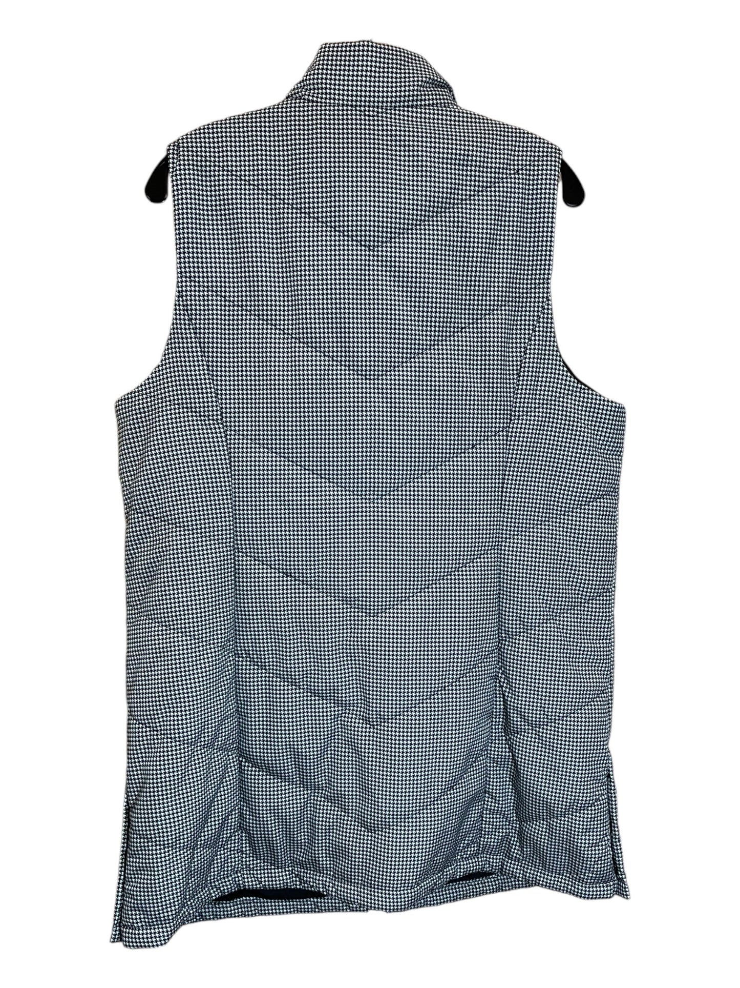 Vest Puffer & Quilted By Christopher And Banks In Black & White, Size: L