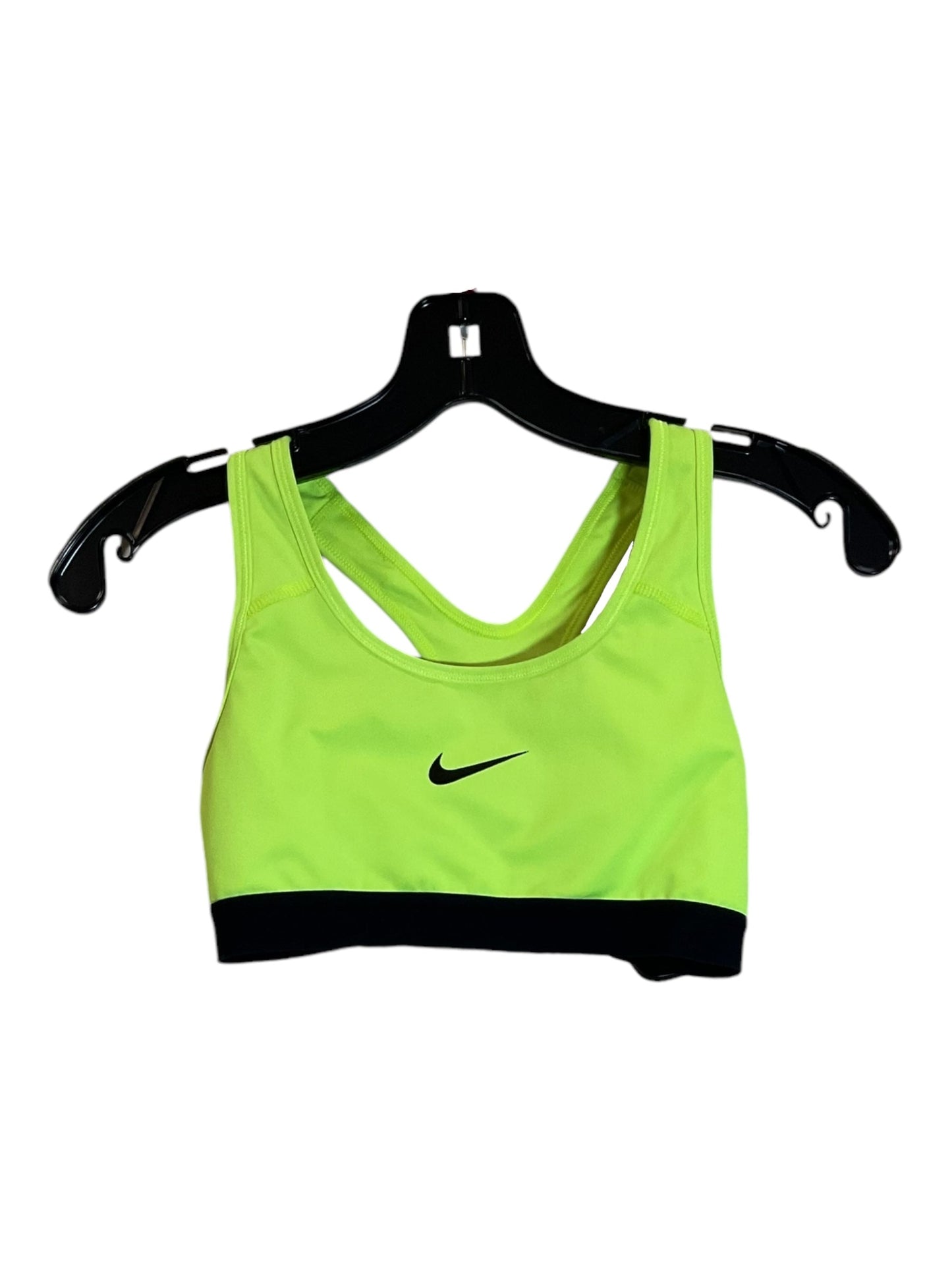 Athletic Bra By Nike In Yellow, Size: S