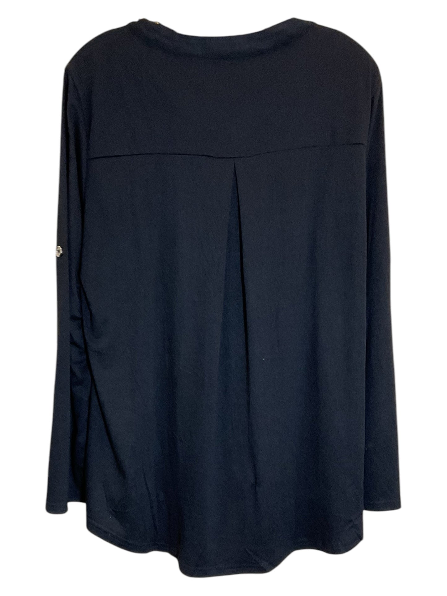 Top Long Sleeve By Clothes Mentor In Black, Size: 2x