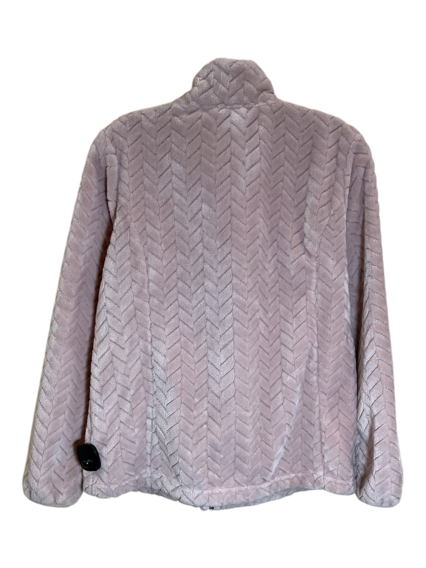 Jacket Fleece By Free Country In Pink, Size: M