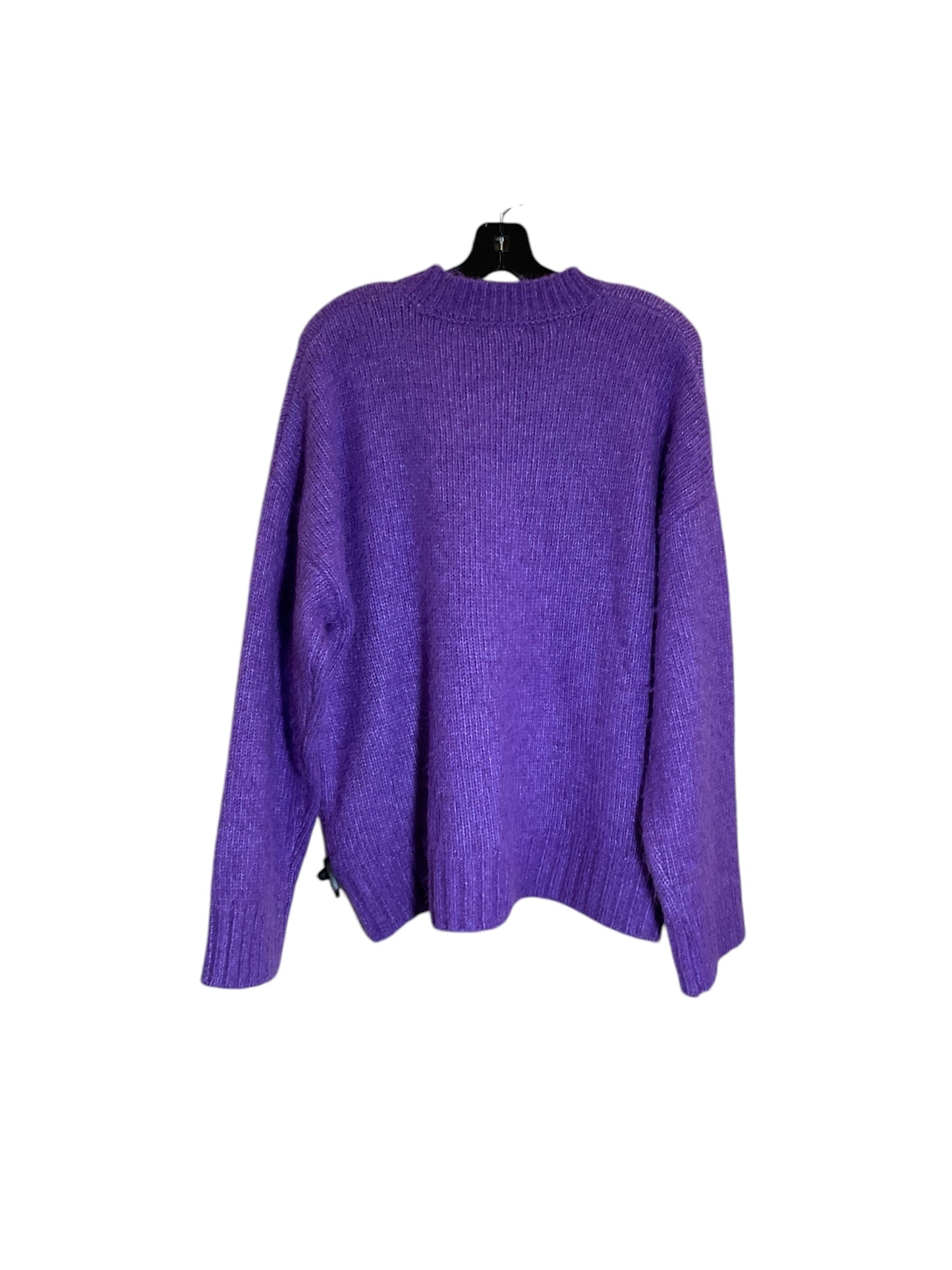 Sweater By Top Shop In Purple, Size: L