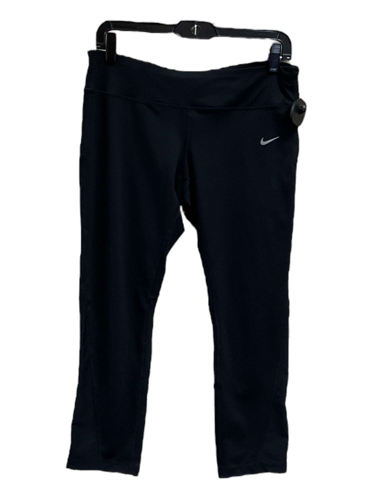 Athletic Capris By Nike In Black, Size: L