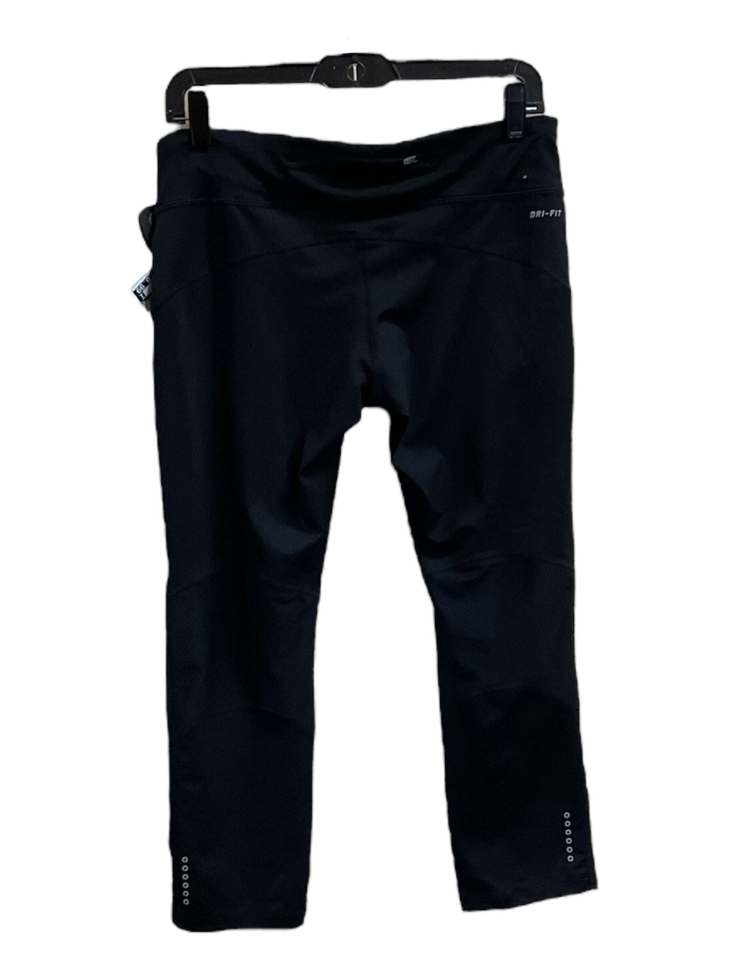 Athletic Capris By Nike In Black, Size: L